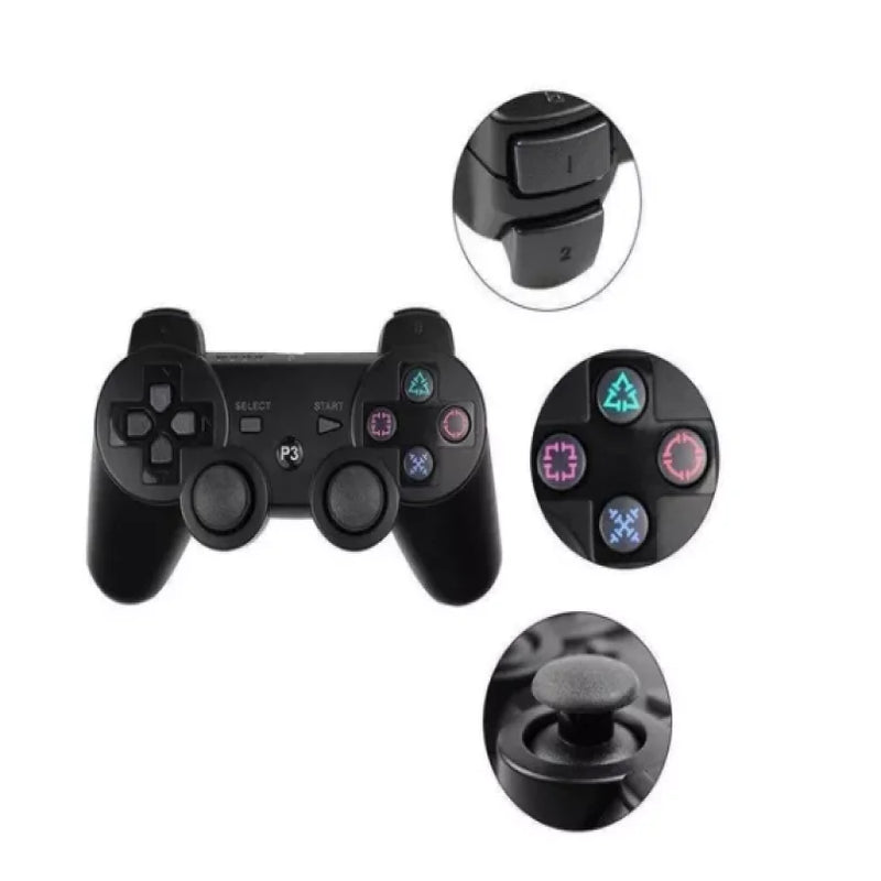 Controle Wireless Dual Shock Sem Fio Compatível com PS3 - Alta Precisão e Conforto