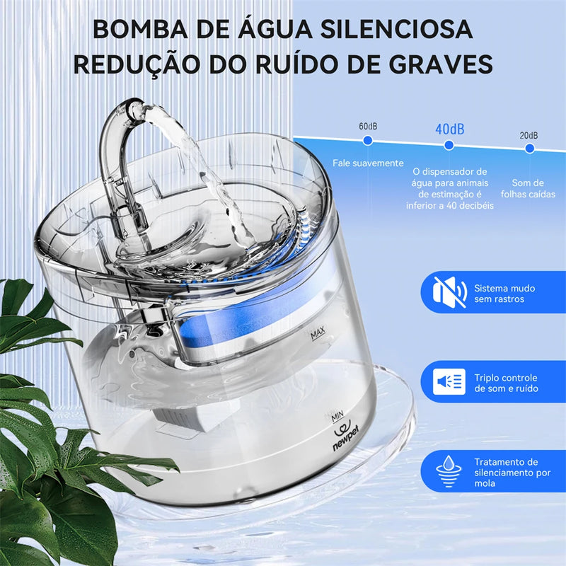 Bebedouro Automático Inteligente Newpet – Conforto e Saúde para Seu Pet!
Cuide da hidratação do seu pet com tecnologia e praticidade!